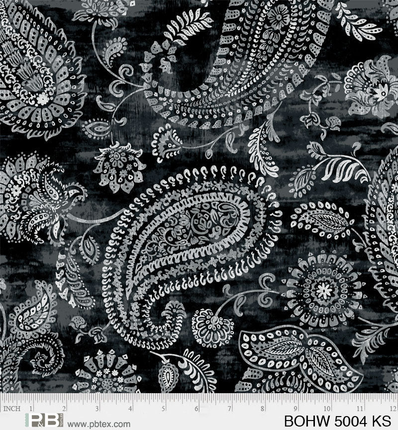 108 Inch Wide P&B Textiles Bohemia Quilt Back Cotton Fabric Extra Wide