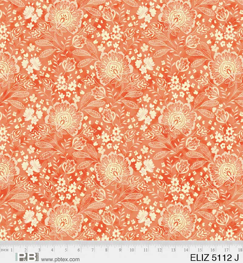108 Inch Wide P&B Textiles Elizabeth Quilt Back Cotton Fabric Extra Wide