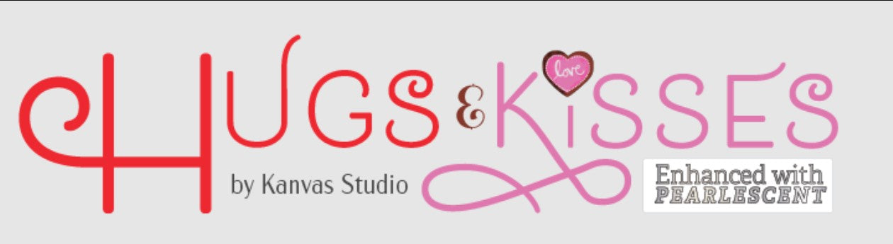 Benartex Hugs and Kisses Collection Price Per Yard 100% Cotton Valentine
