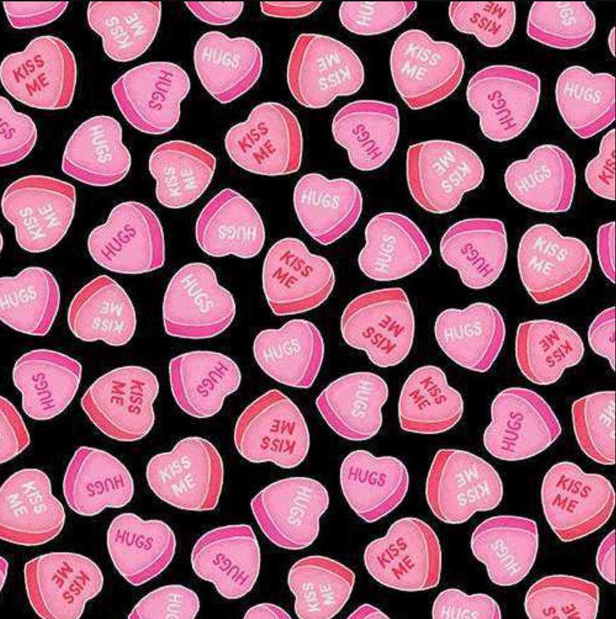Benartex Hugs and Kisses Collection Price Per Yard 100% Cotton Valentine
