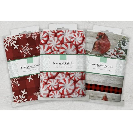 David Textiles Christmas 100% Cotton Precut Fabric Bundles