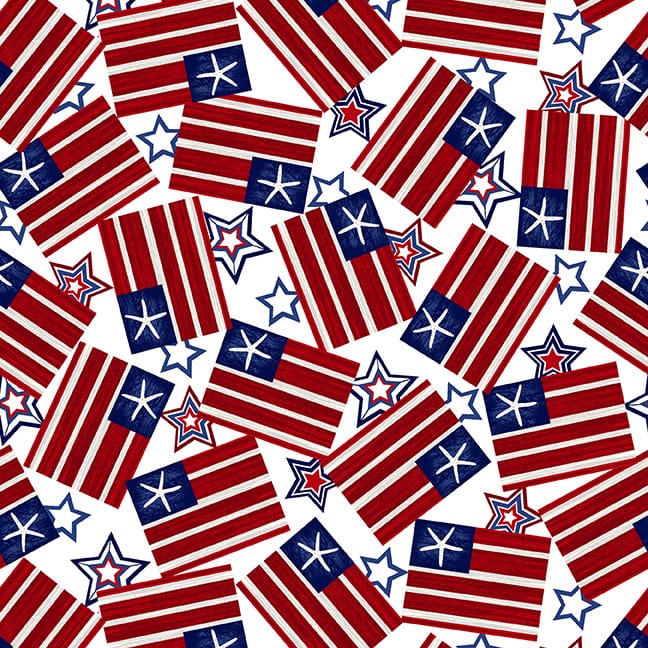Star Spangled Beach Collection Patriotic Studio E By the Yard 100% Cotton Red White Blue