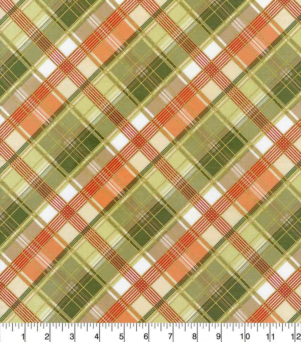 Timeless Treasures Christmas Metallic Prints 100% Cotton