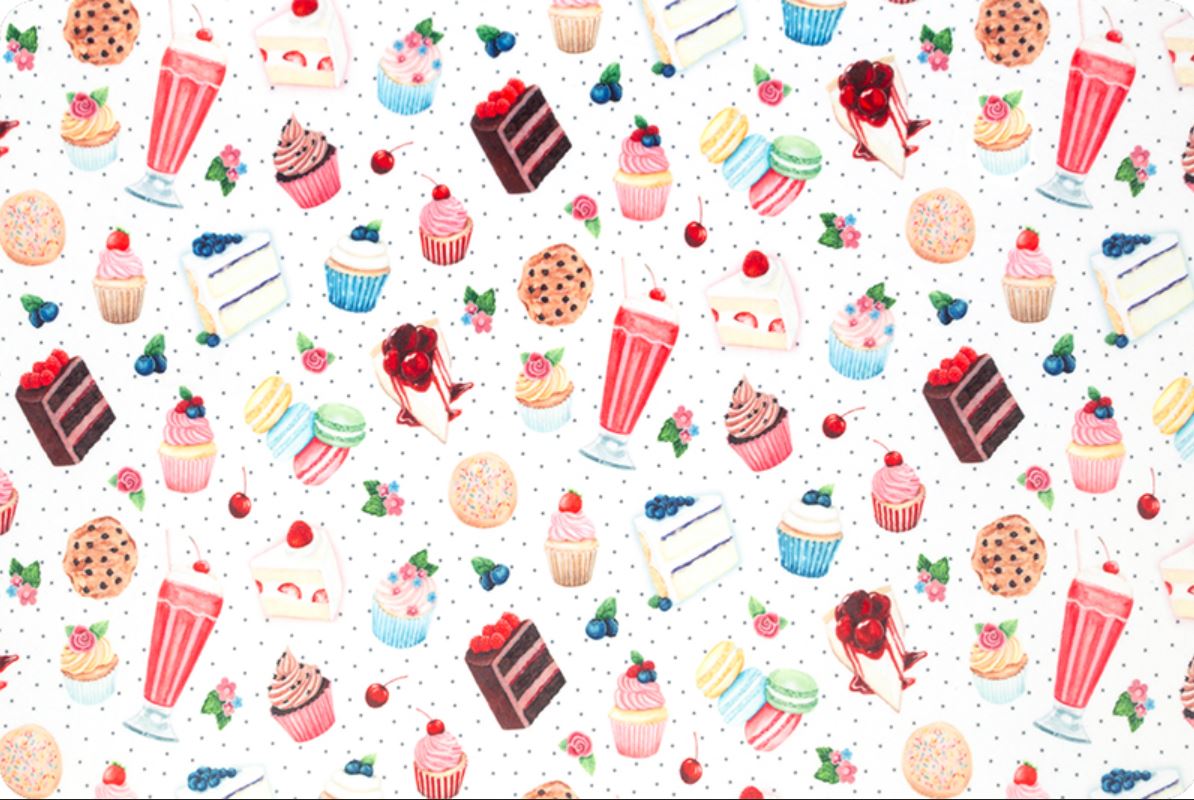 58 x 36 MINKY Sweet Tooth Digital Cuddle® Multi Shannon Fabrics All Over Prints