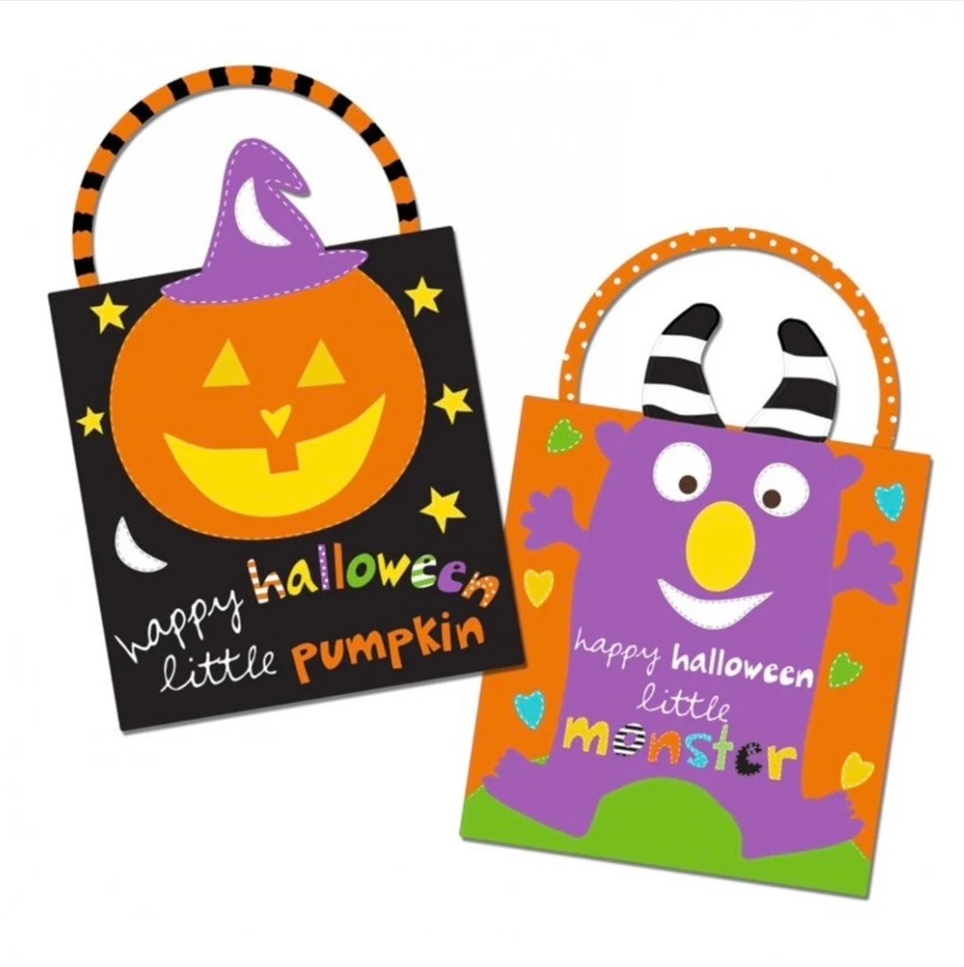 Halloween Tote Bags Huggable and Loveable VII Studio E 100% Cotton Fabric