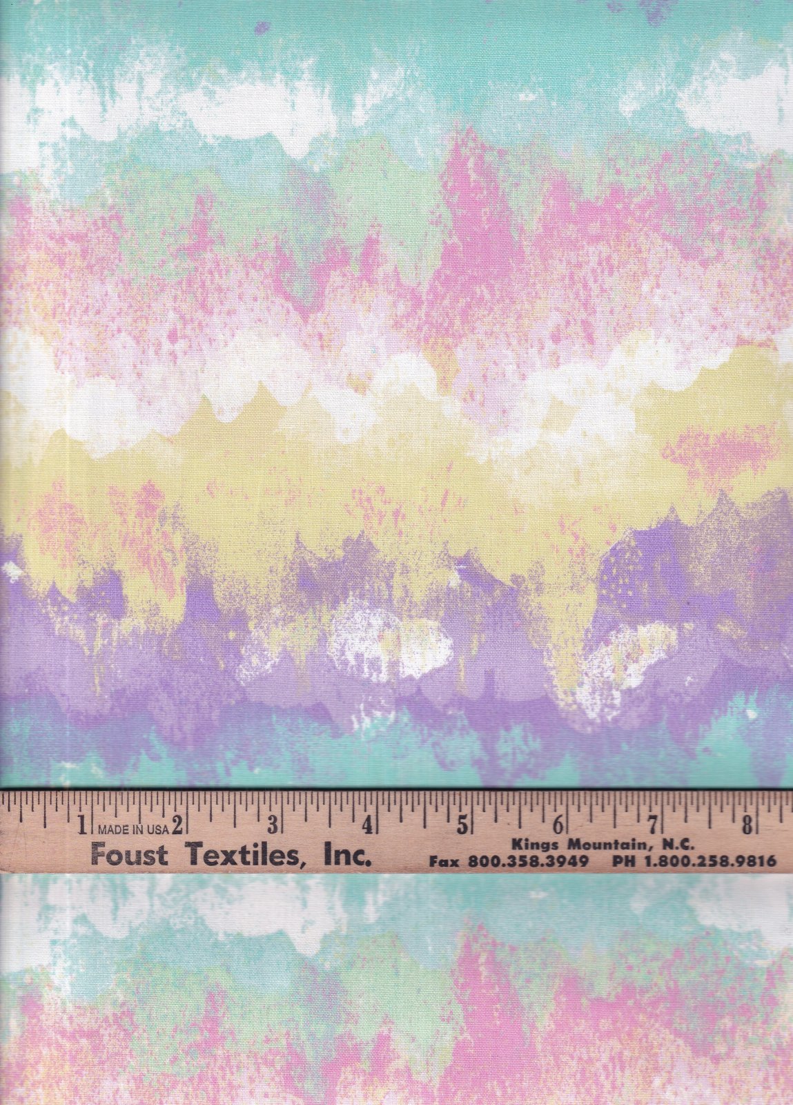 Fabric Traditions Easter Pastel Tie Dye Cloud Blender 100% Cotton