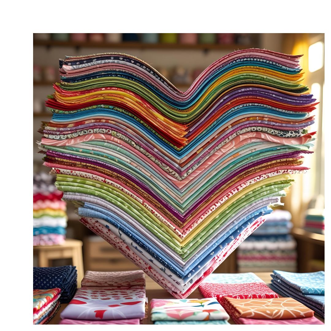 Stash Builder Fat Quarter 18" x 21" Mystery Bundle Precut 16 32 and 50 Piece Sets