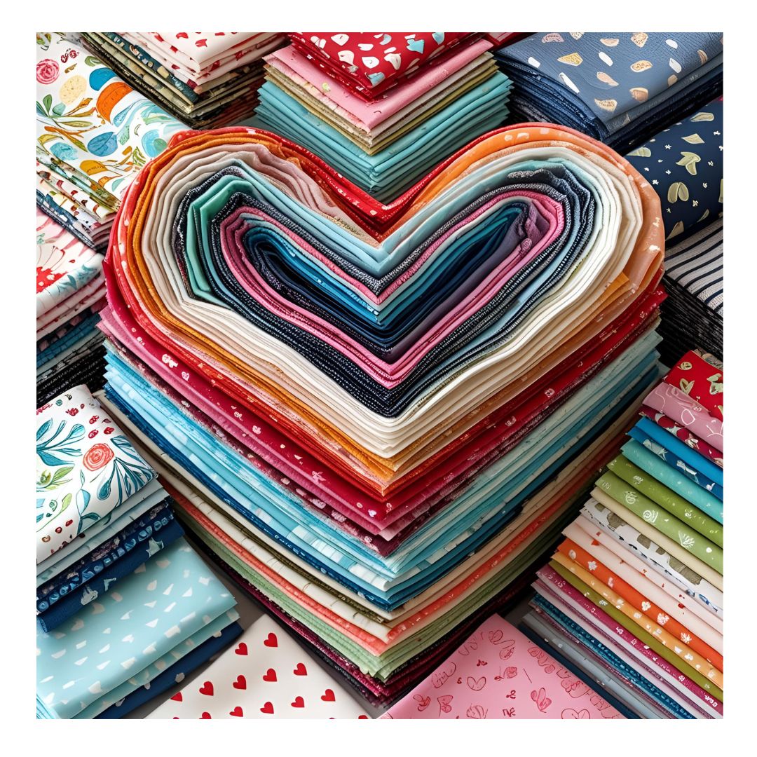 Stash Builder Fat Quarter 18" x 21" Mystery Bundle Precut 16 32 and 50 Piece Sets