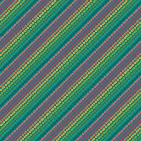 Riley Blake Market Street Rainbow Stripes Teal Novelty