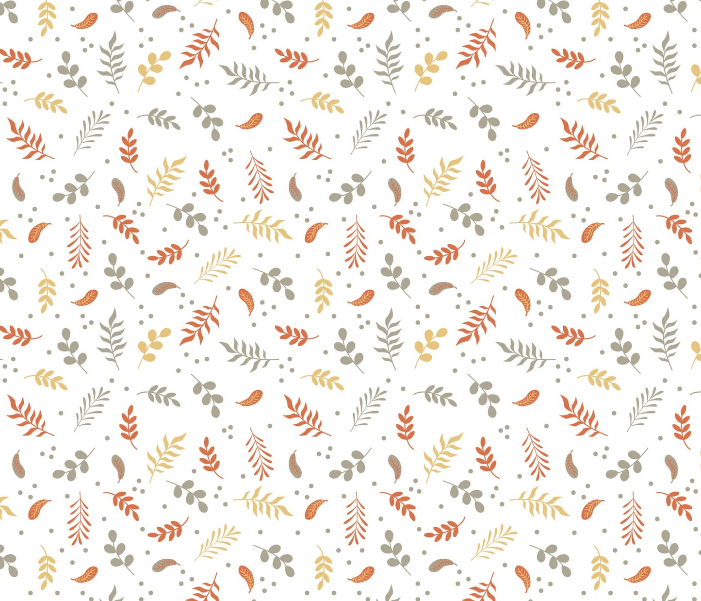 David Textiles Fantastic Flannel Nature Leaves Toss Baby Price per Yard