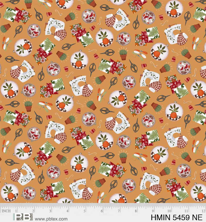 P&B Textiles Harvest Minis Sewing Tools Neutral Thanksgiving