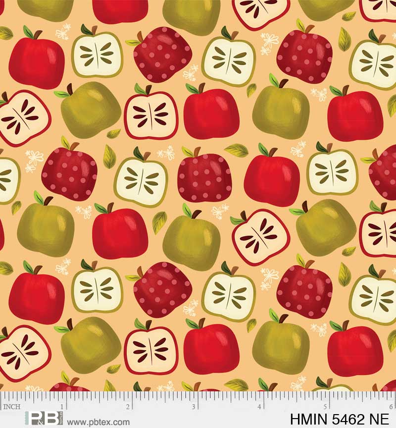 P&B Textiles Harvest Minis Apples Neutral Thanksgiving