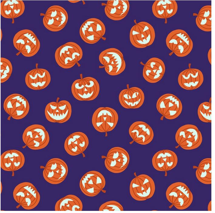 Halloween Glow in the Dark Fabrics by Lewis & Irene 100% Cotton