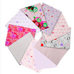 Quilting Treasures Lovebugs 10 Fat Quarters 100% Cotton Fabric Valentine Precut