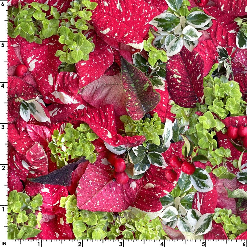 Maywood Studio Hand Picked Christmas Jolly 100% Cotton Fabric By the Yard