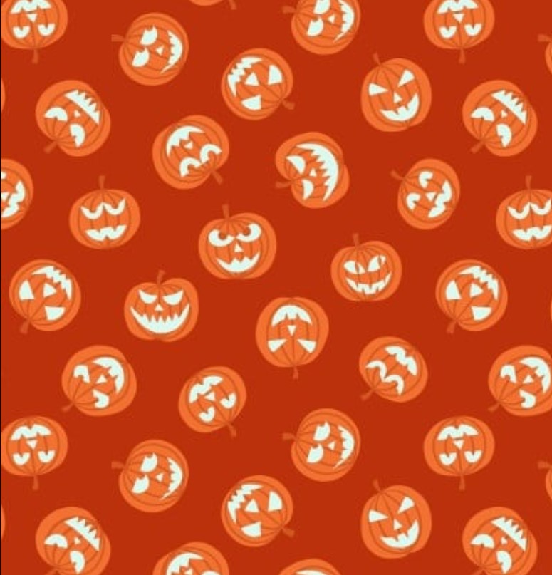 Halloween Glow in the Dark Fabrics by Lewis & Irene 100% Cotton