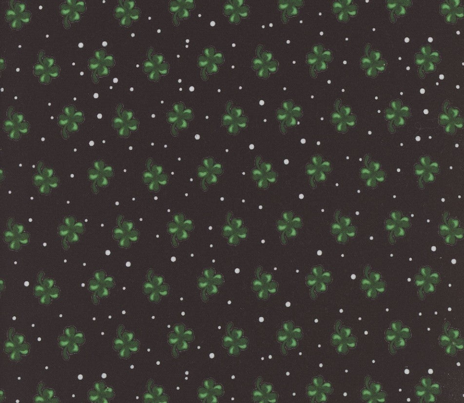 Mook Fabrics St Patricks Day Lucky Clover 100% Cotton Price per Yard