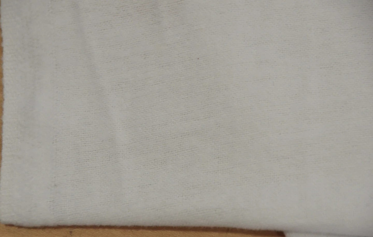 Thin Flannel Lining White 100% Cotton 60 Inch Wide Price per Yard