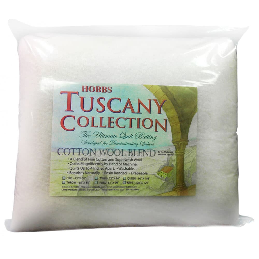 Crib Size 60 x 45 Hobbs Tuscany Cotton Wool Blend Batting