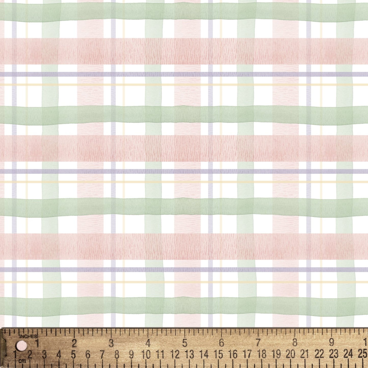 David Textiles Easter Sweet Spring Blooming Plaid Price per Yard