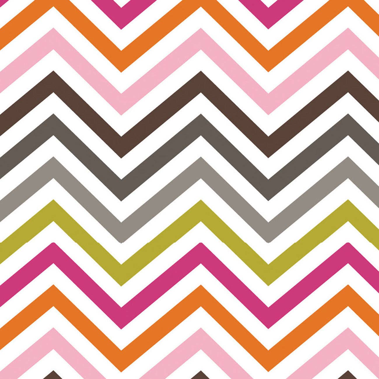Camelot Fabrics Novelty Zigzag 100% Cotton Fabric All Over Print Price per Yard