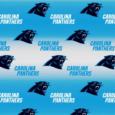 Carolina Panthers Fade 60 Inch Wide 100% Cotton By the Yard