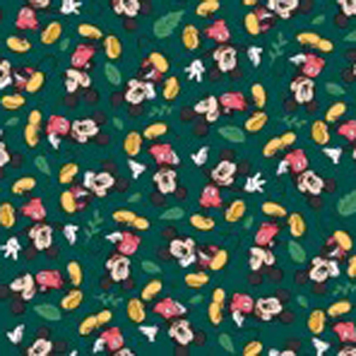 44 x 36 Licensed Mickey Disney on Green Christmas Springs Creative 100% Cotton