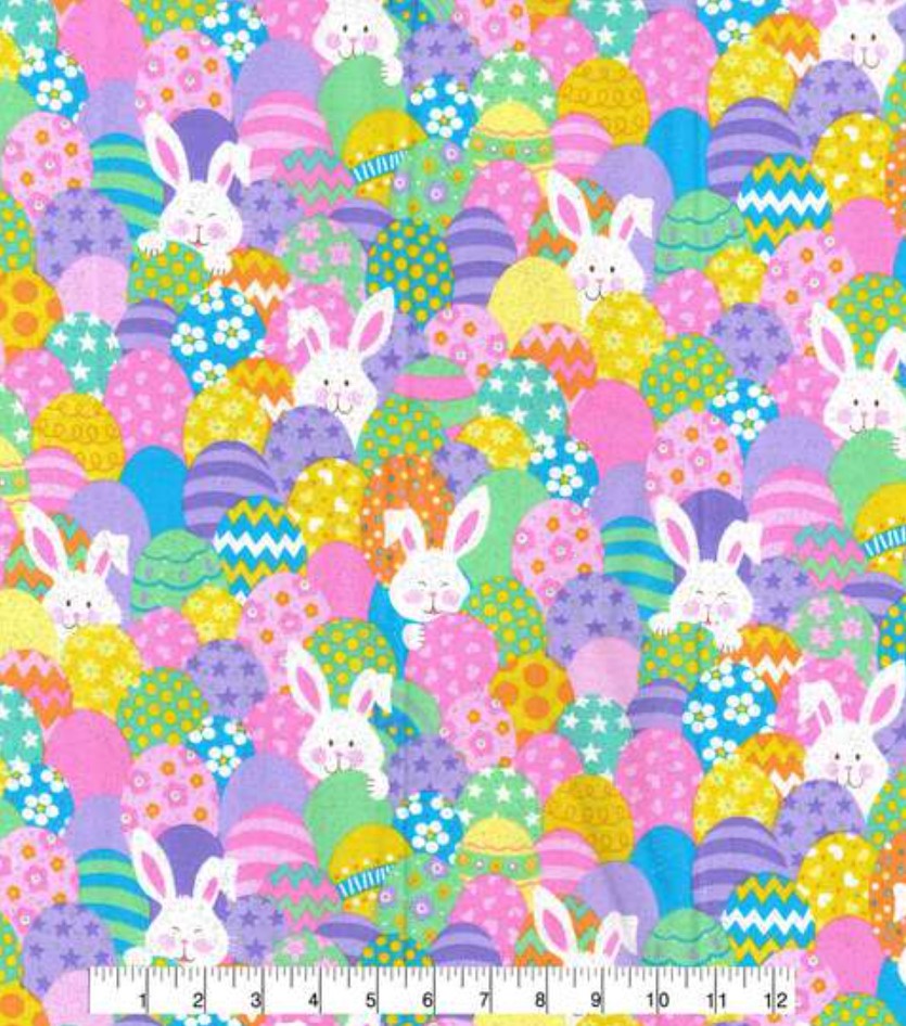 Fabric Traditions Easter Prints 100% Cotton By the yard