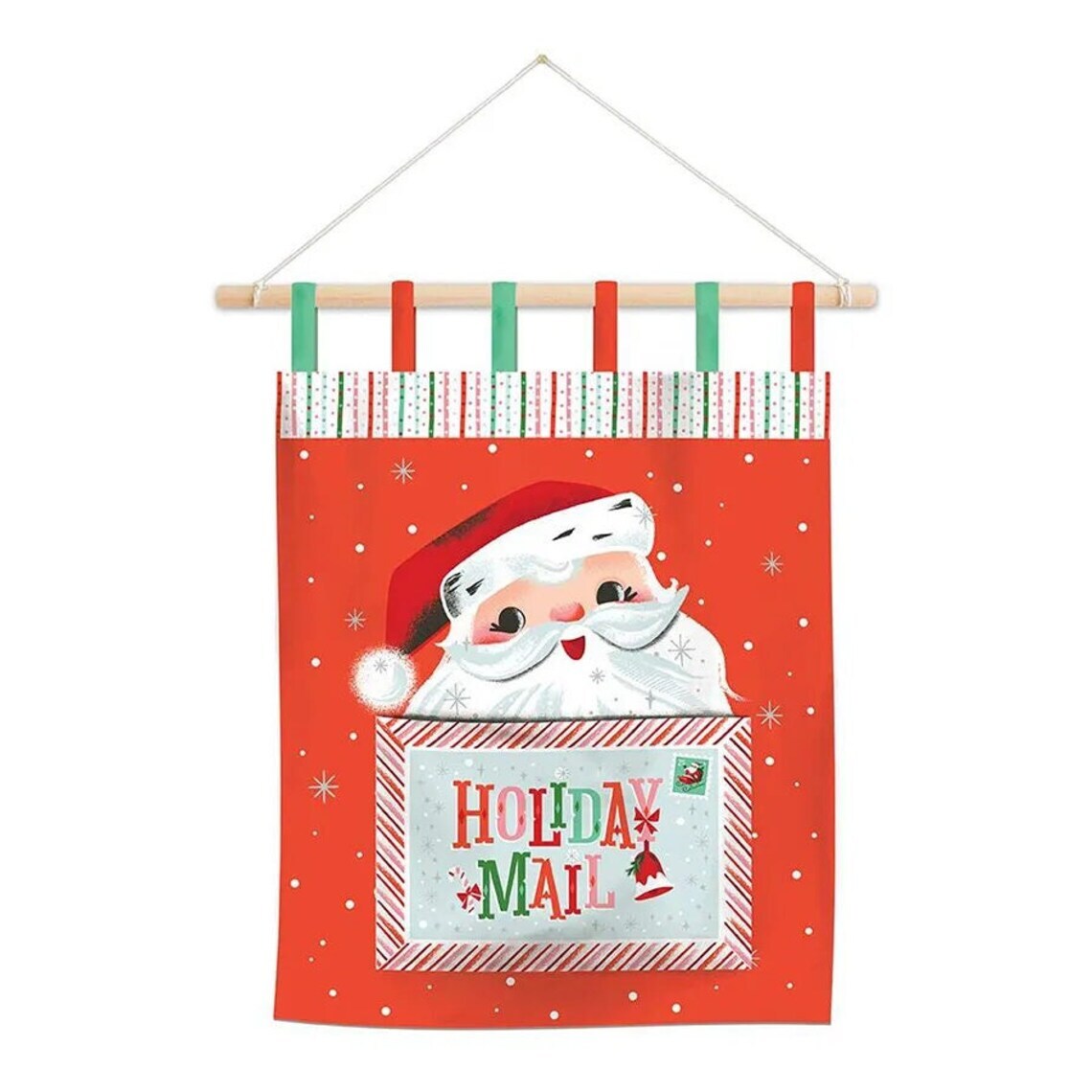 Riley Blake Twas 24in X 43.5in Holiday Mail Bag Panel Christmas