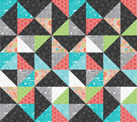 Benartex Sewing Room 2 Triangles Multicolor Novelty 100% Cotton Fabric