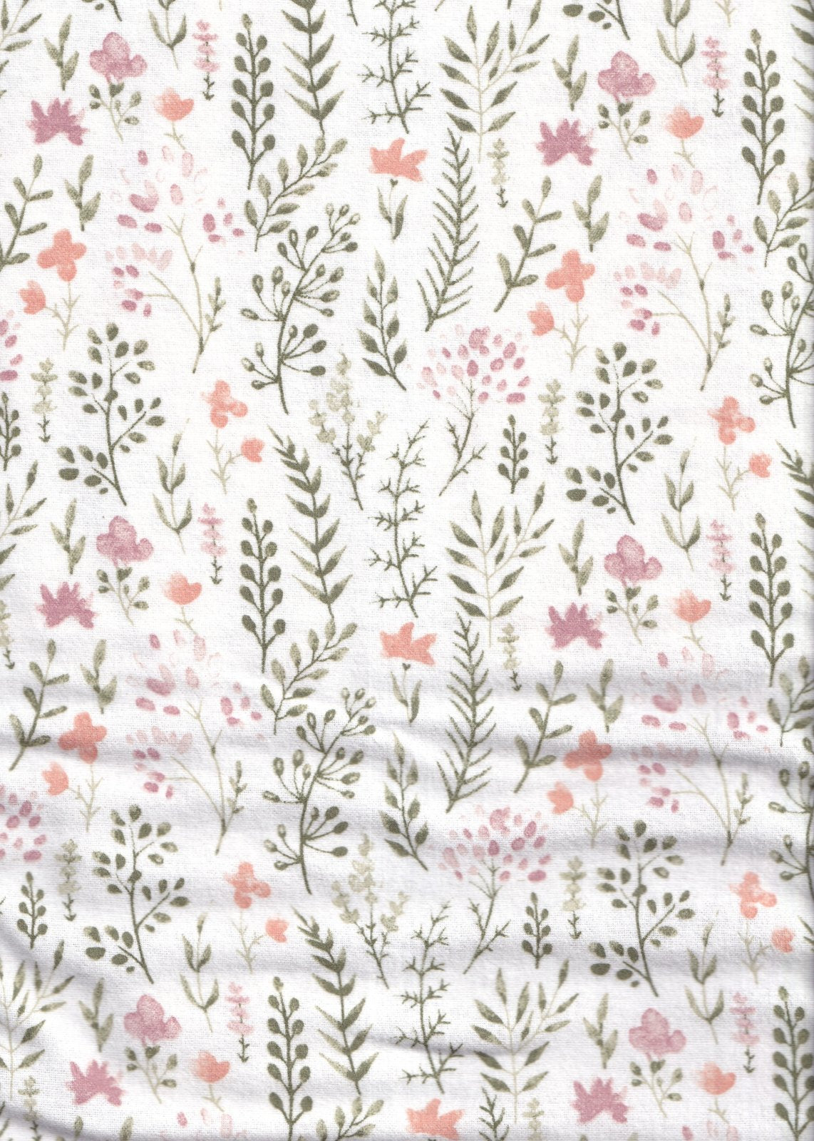 Springs Creative Flannel Colton Watercolor Floral 100% Cotton Baby