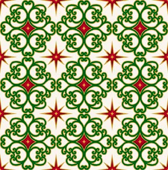 Quilting Treasures Christmas A King Is Born Medallions on Cream
