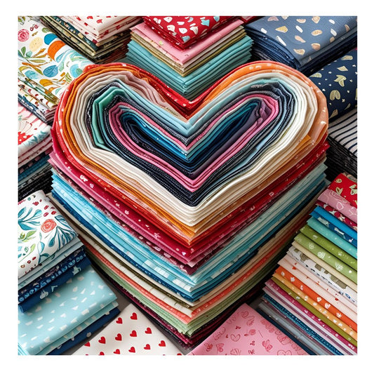 Stash Builder Fat Quarter 18" x 21" Mystery Bundle Precut 16 32 and 50 Piece Sets