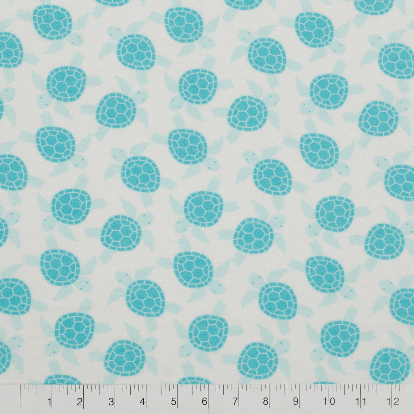 3 Flannel Fat Quarters Sea Life Little Feet Boutique Blue White 18" x 21" Baby