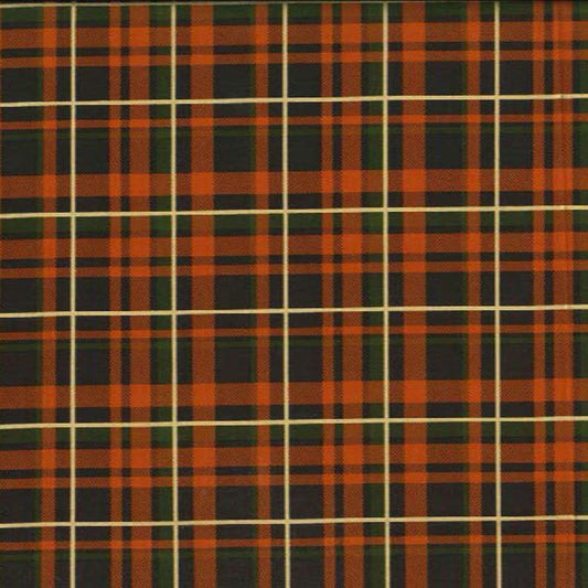 44 x 36 Christmas Green and Red Plaid Gold Glitter Fabric Traditions 100% Cotton