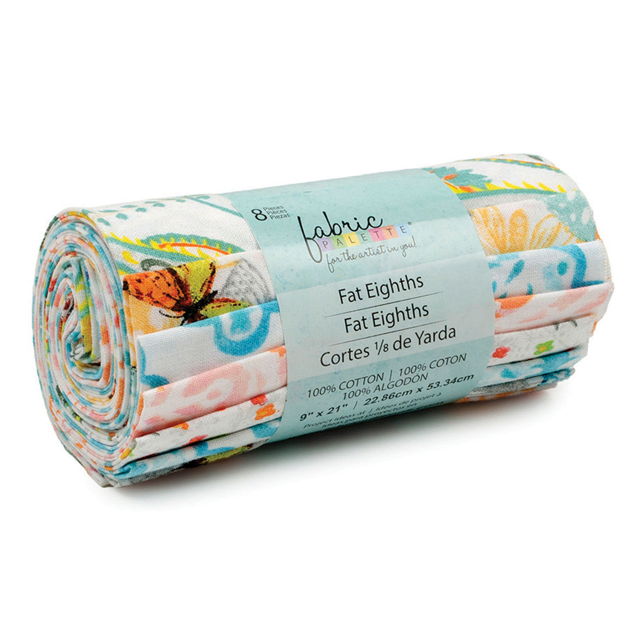 Butterfly 8 Piece Fat Eighth Bundle 9" x 21" Precut