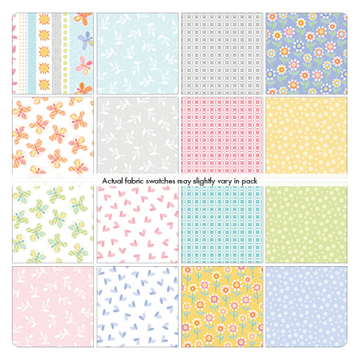 Benartex Happy Heart 16 Piece Fat Quarter Bundle Baby