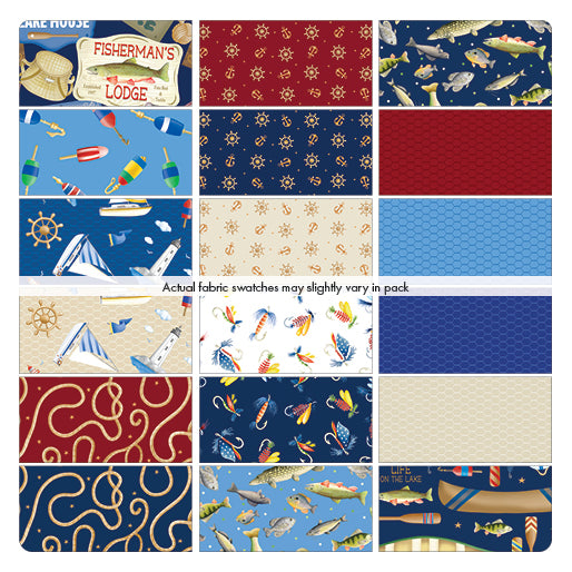 Benartex Sail Away 18 Piece Fat Quarter Bundle