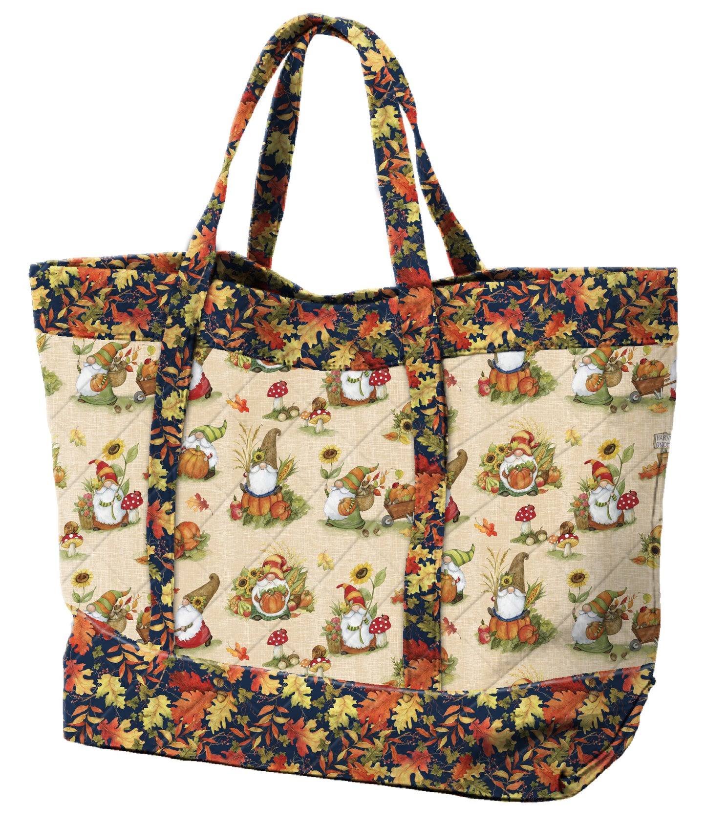 42 5 Inch Squares Gnome-kin Patch Wilmington Prints 100% Cotton Fall Autumn Thanksgiving