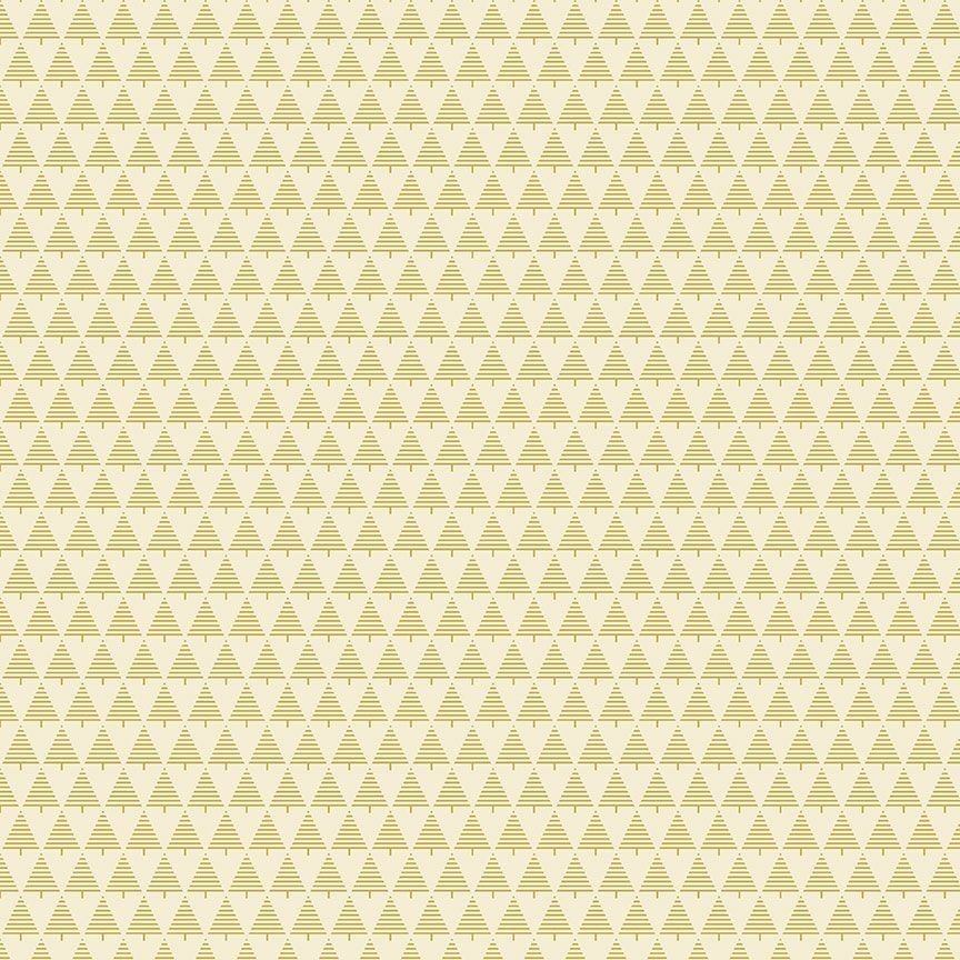 Timeless Treasures Lined Christmas Trees Cream Blender 100% Cotton Price per Yard