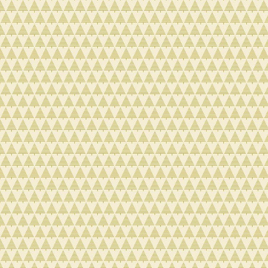 Timeless Treasures Lined Christmas Trees Cream Blender 100% Cotton Price per Yard