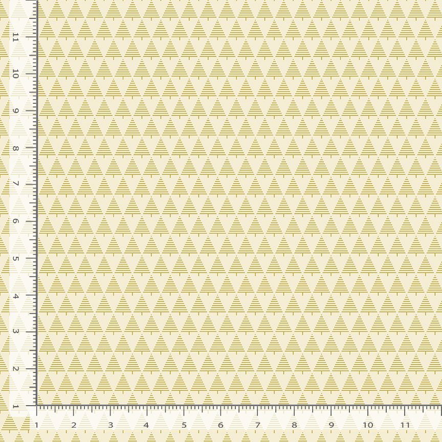 Timeless Treasures Lined Christmas Trees Cream Blender 100% Cotton Price per Yard