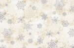 Hi Fashion Layered Snowflakes Christmas 100% Cotton Fabric by the Yard
