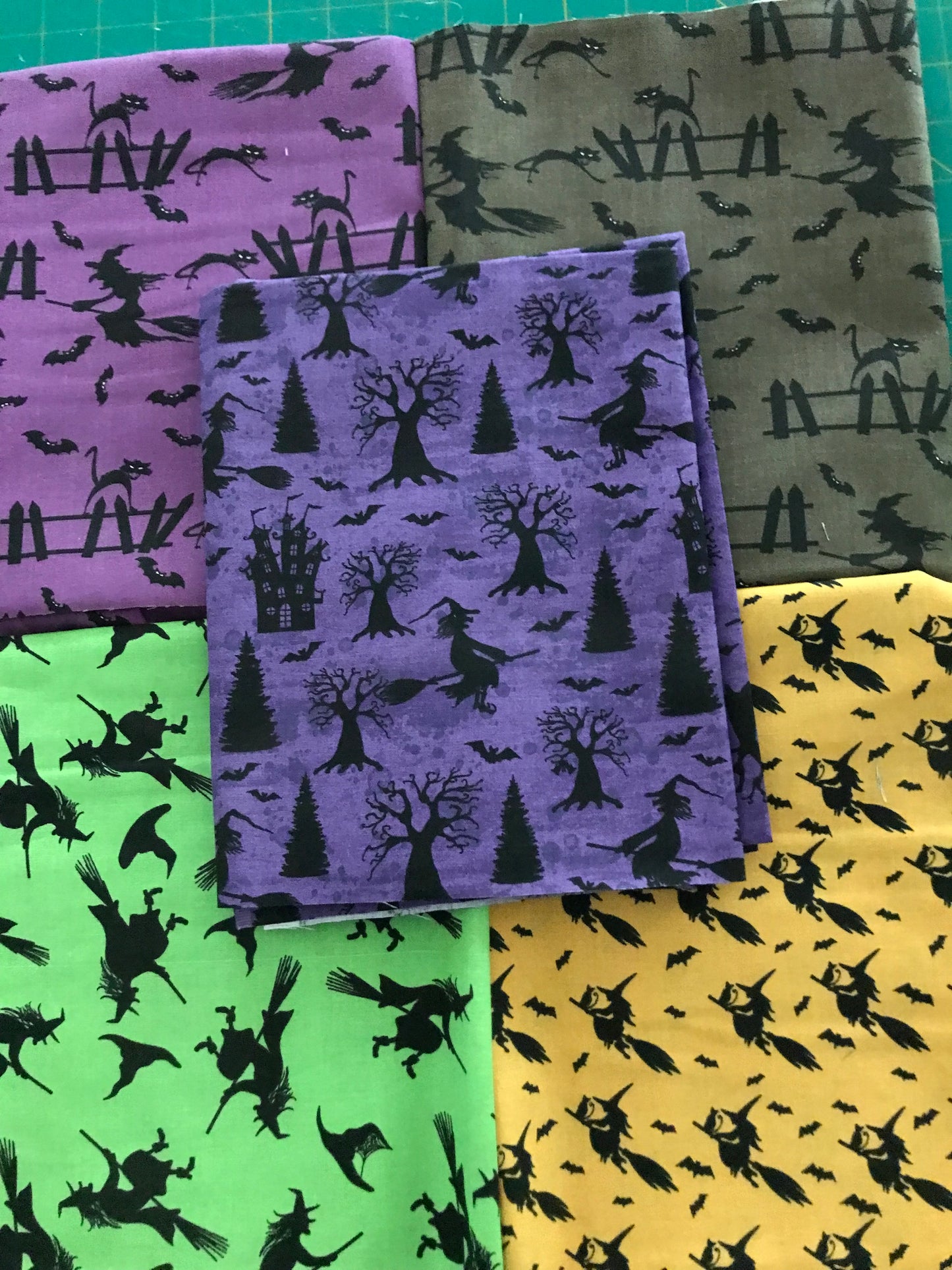 Halloween Witches BUNDLE Five Yards Total  100% Cotton One yard each