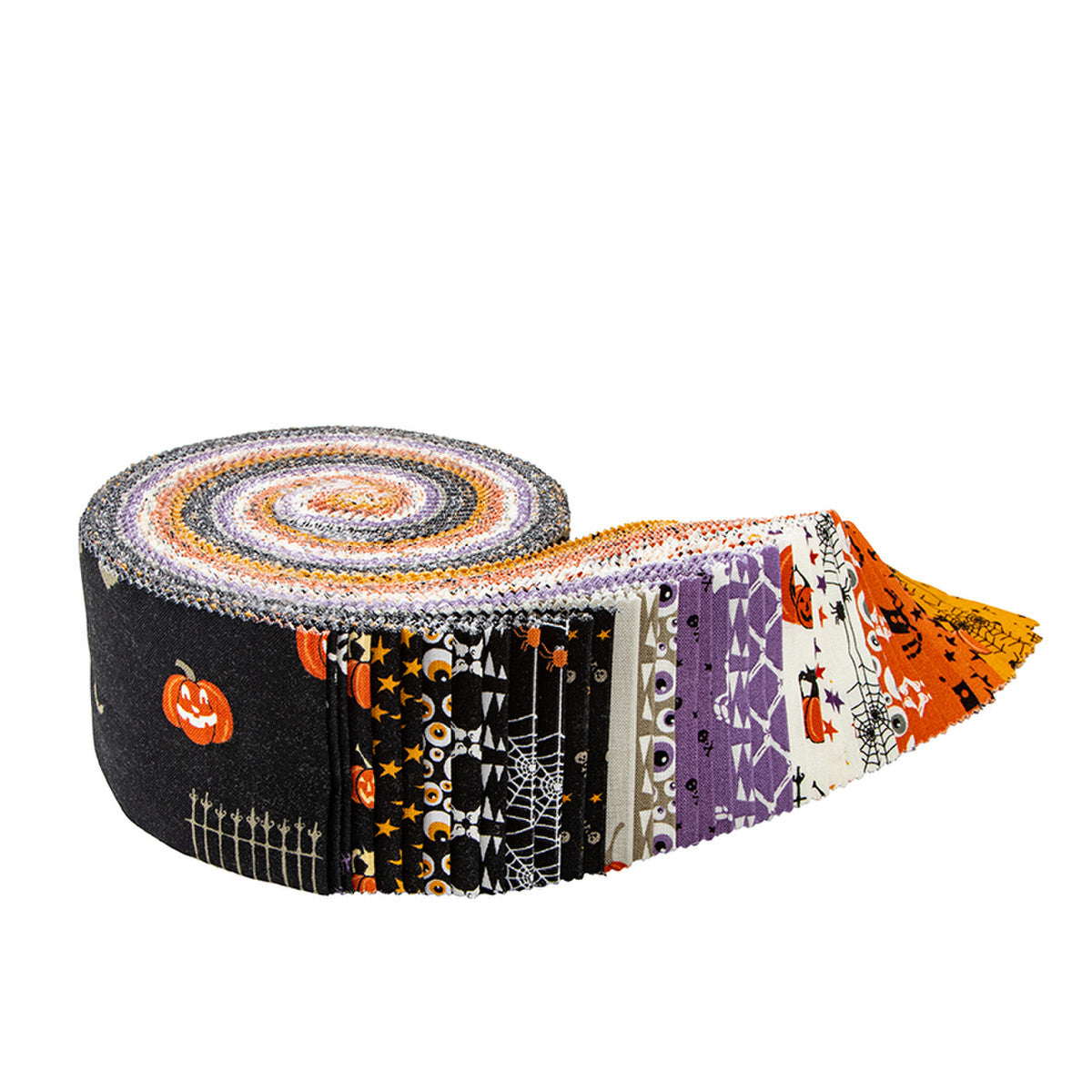 Jelly roll Beggar's Night Halloween Fabric Riley Blake 100% Cotton