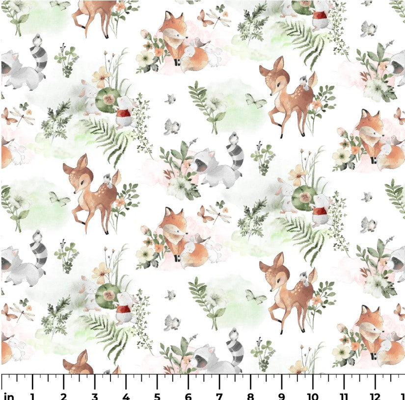 Springs Creative Flannel Nature Baby Deer