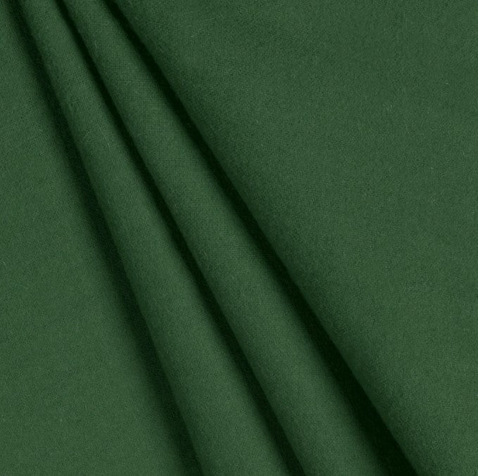 FLANNEL Solid Dark Green Paintbrush Studio Fabri-Quilt Baby Fabric