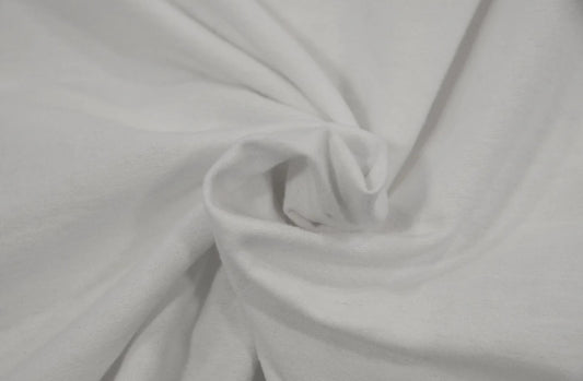 Thin Flannel Lining White 100% Cotton 60 Inch Wide Price per Yard