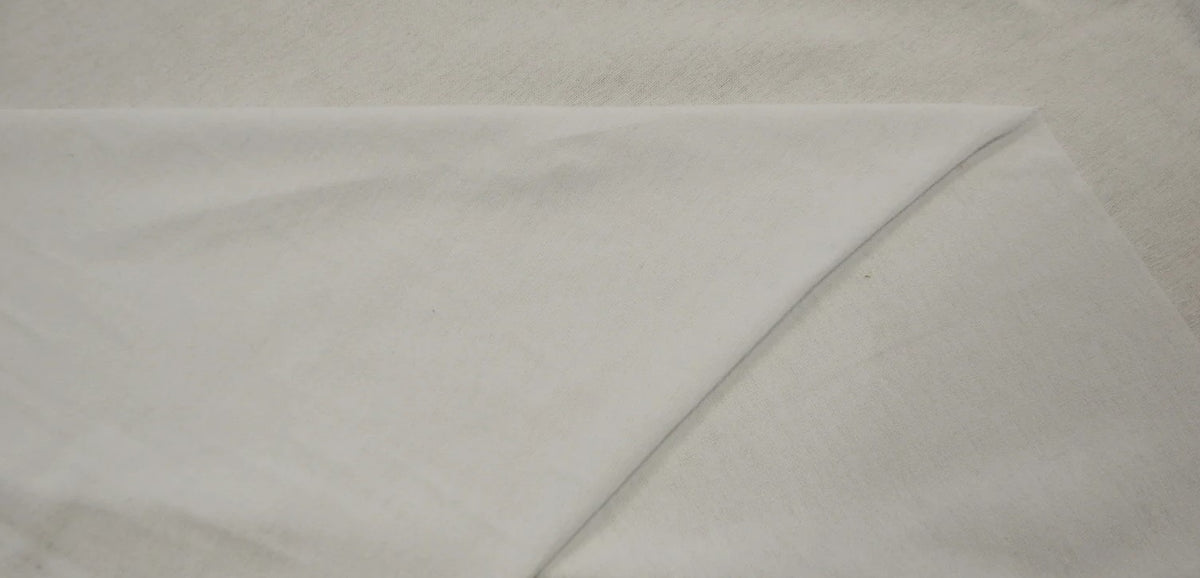 Thin Flannel Lining White 100% Cotton 60 Inch Wide Price per Yard