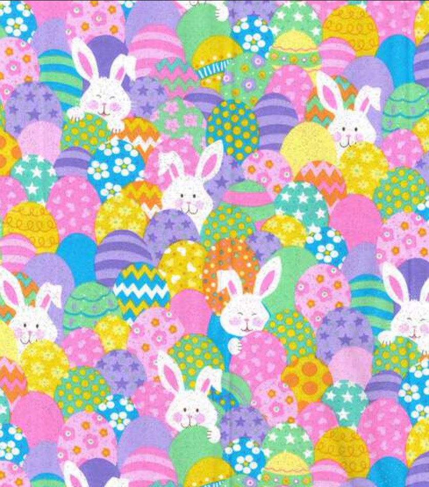 Fabric Traditions Easter Prints 100% Cotton By the yard